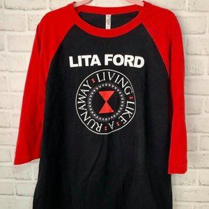 Lita Ford Baseball Tee
